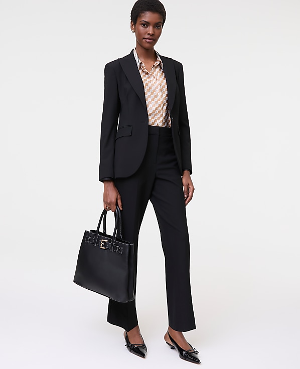 The Flare Ankle Pant in Seasonless Stretch