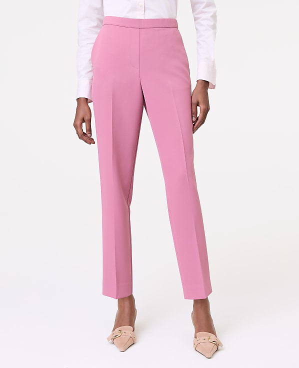 The Relaxed Ankle Pant in Fluid Crepe