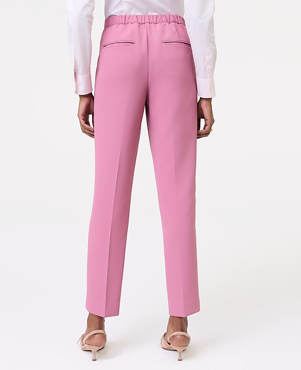 The Relaxed Ankle Pant in Fluid Crepe