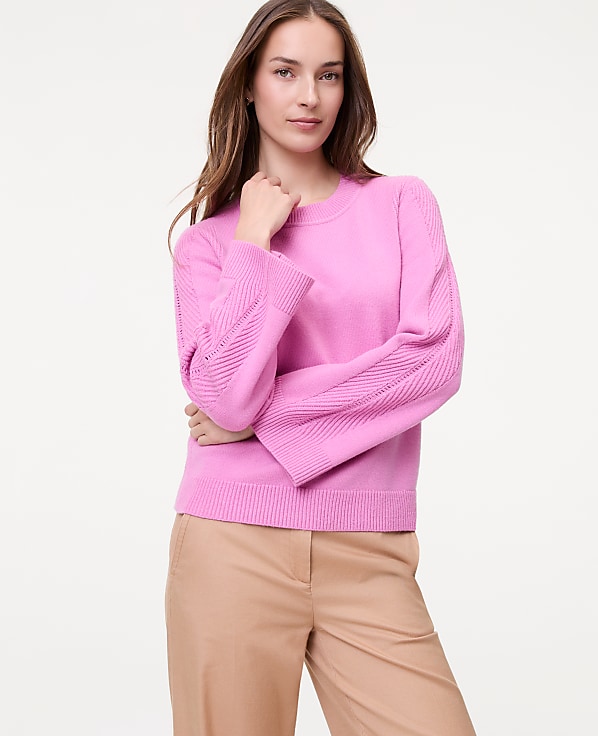 Weekend Contrast Stitch Sweater