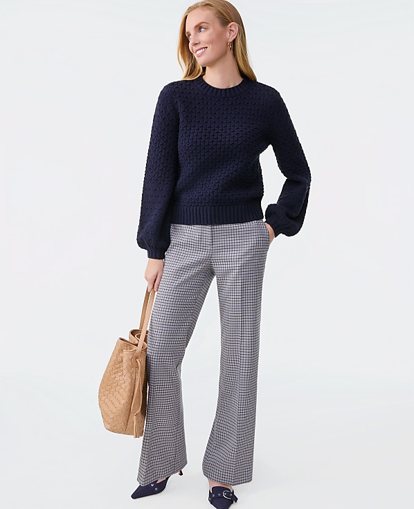 The Petite Jayne Trouser in Houndstooth