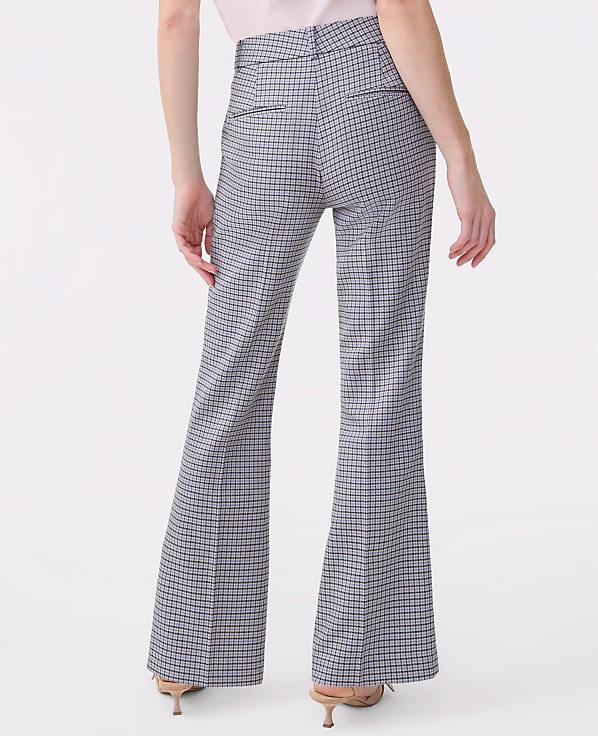 The Petite Jayne Trouser in Houndstooth &mdash; Curvy Fit