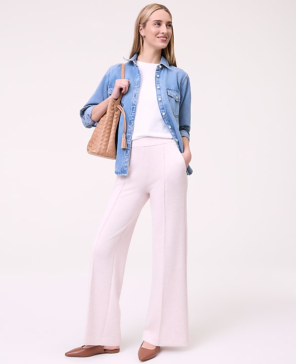 Weekend Wide-Leg Pant in CloudPlush