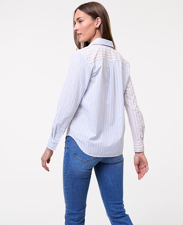 Weekend Striped Relaxed Perfect Shirt
