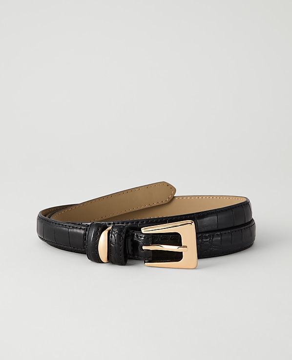 Sculpted Buckle Belt