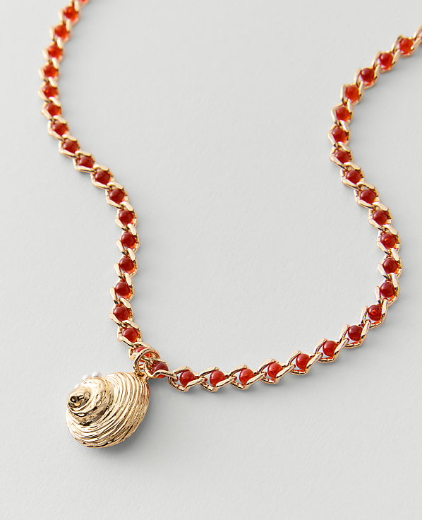 Beaded Pendant Necklace
