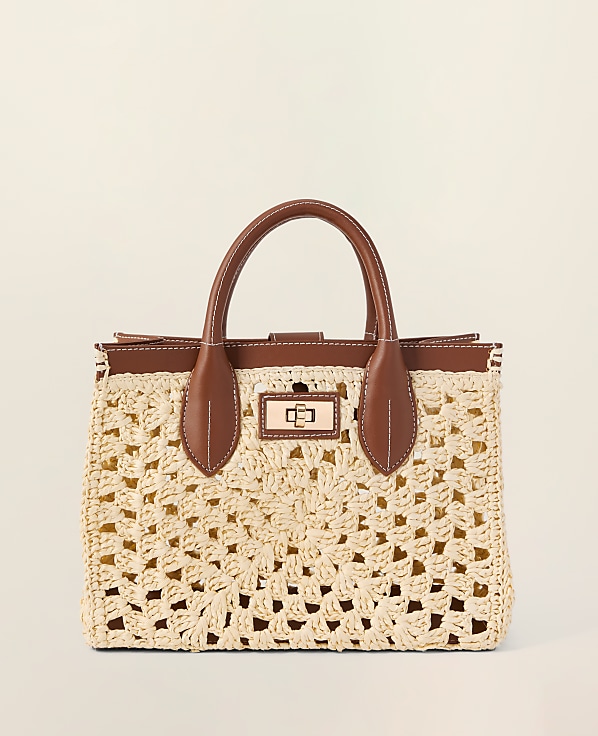 Woven Straw Tote