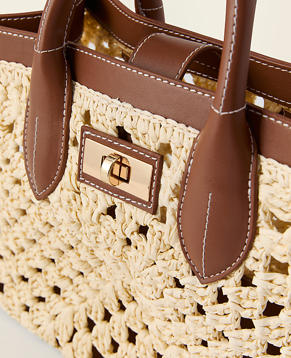 Woven Straw Tote