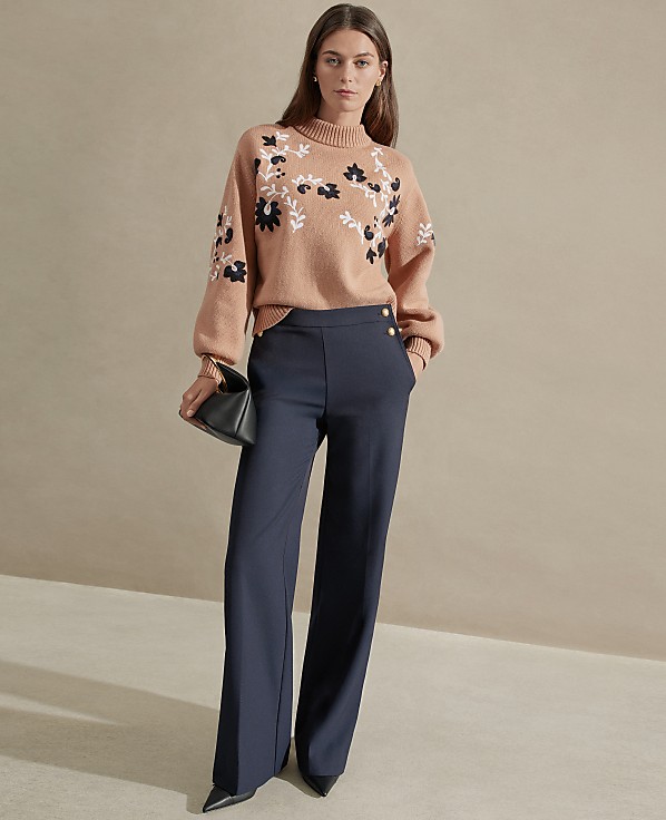 The Everyday Sailor Wide-Leg Pant in Denim
