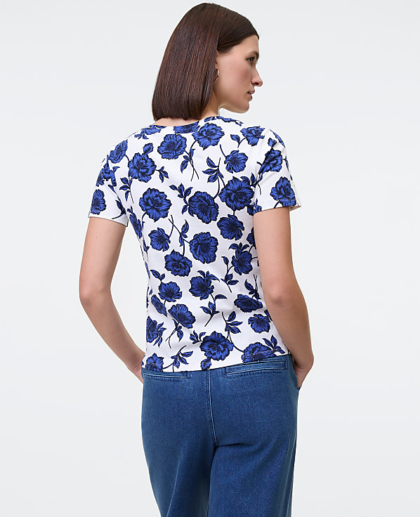 Floral Crew Neck Tee
