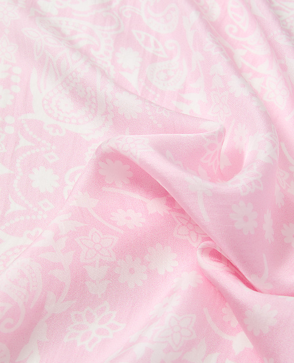 Bandana Print Silk Scarf