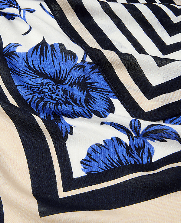 Floral Square Scarf