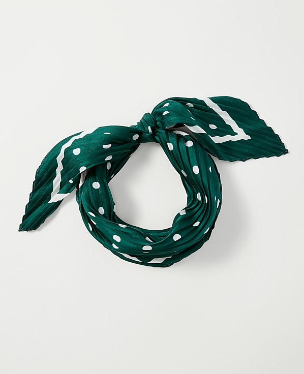 Dotted Silk Scarf