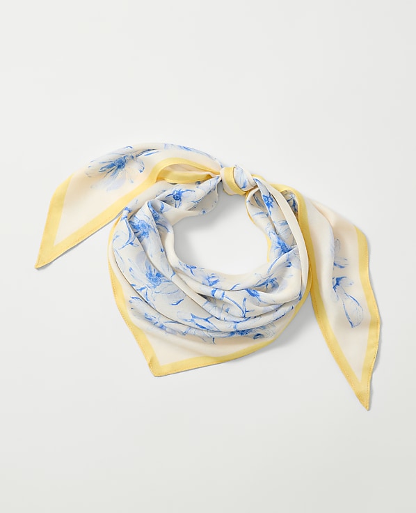 Floral Triangle Scarf