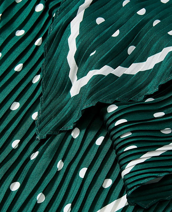 Dotted Silk Scarf