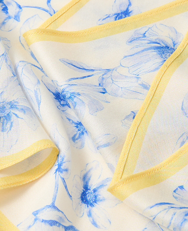Floral Triangle Scarf