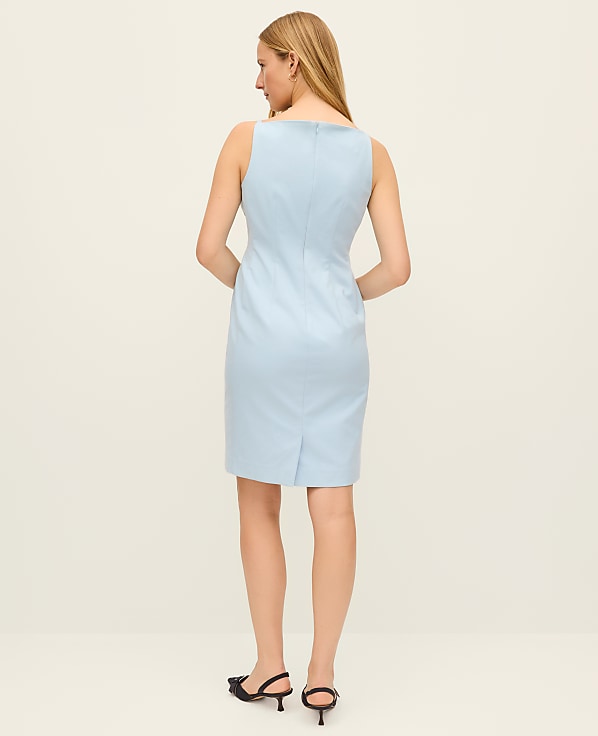 Boatneck Sheath Dress