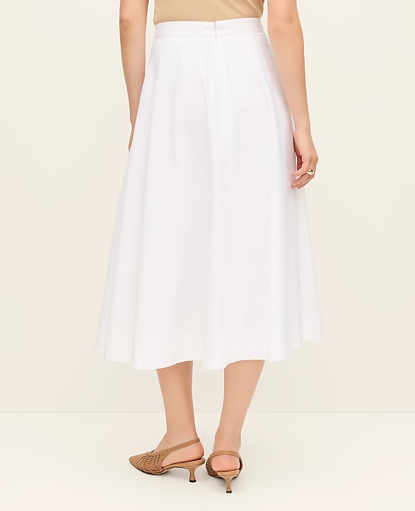 Petite Full Midi Skirt