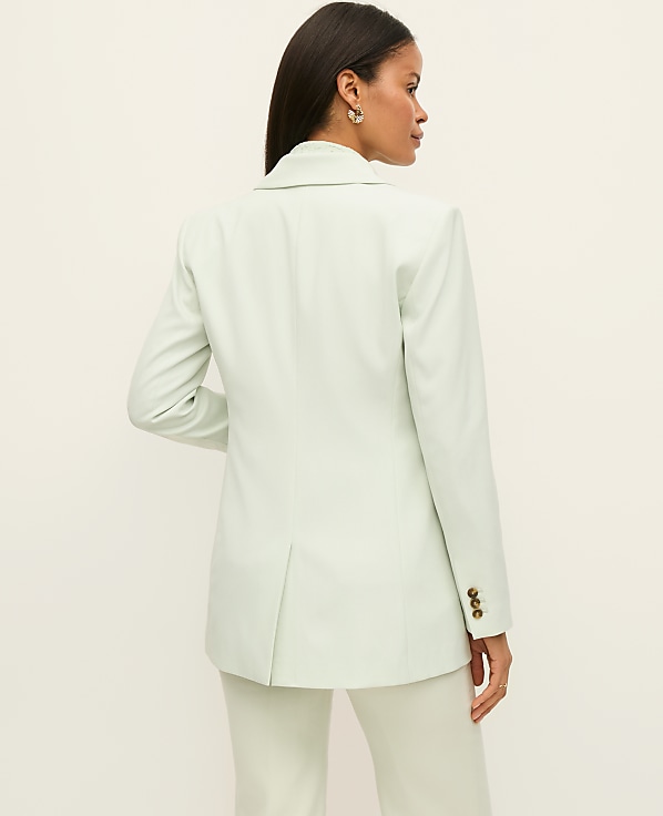 The Petite Fitted Long Blazer
