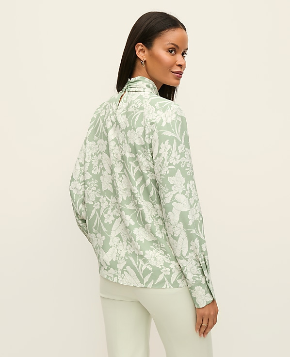 Floral Bow Blouse