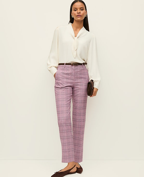 The High Rise Everyday Ankle Pant in Plaid