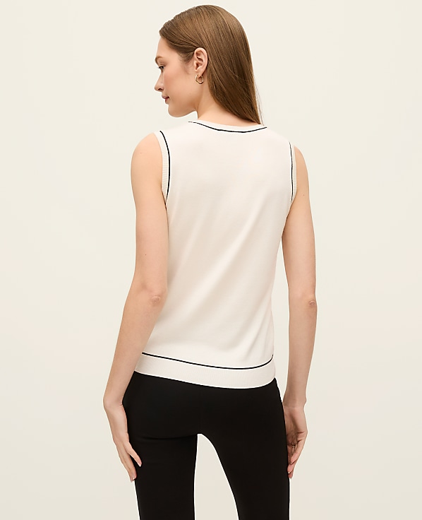 Tipped Sweater Shell