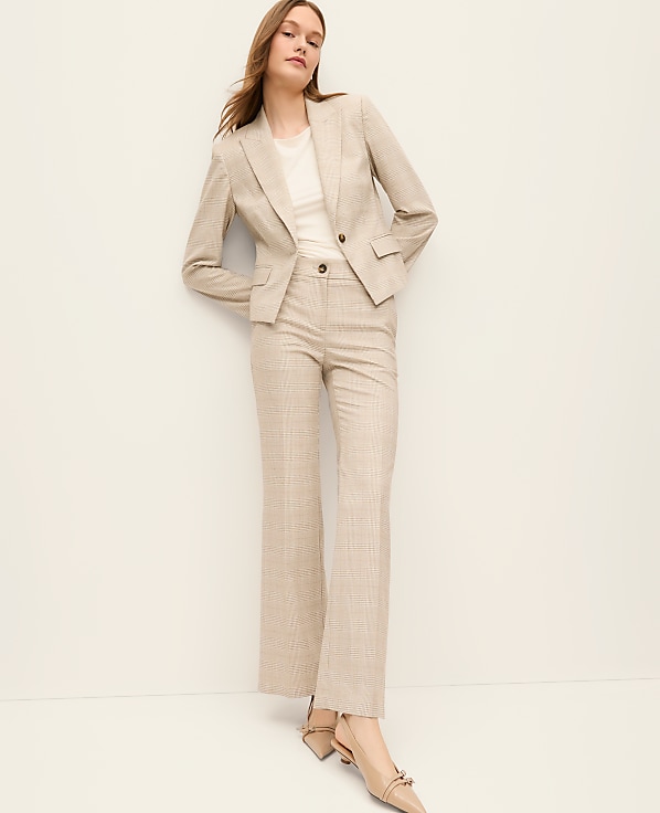 The Petite Jayne Trouser in Glen Check