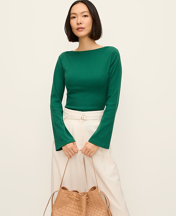 Petite Bell Sleeve Top