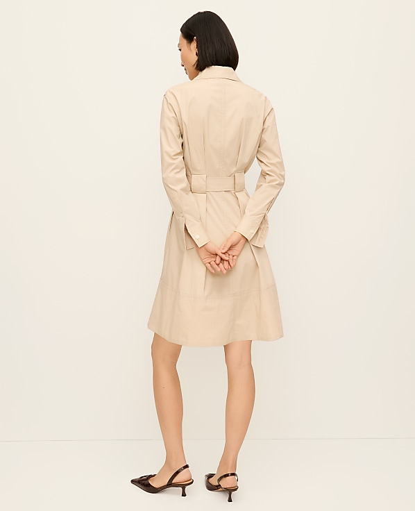 Petite Flare Pocket Shirtdress