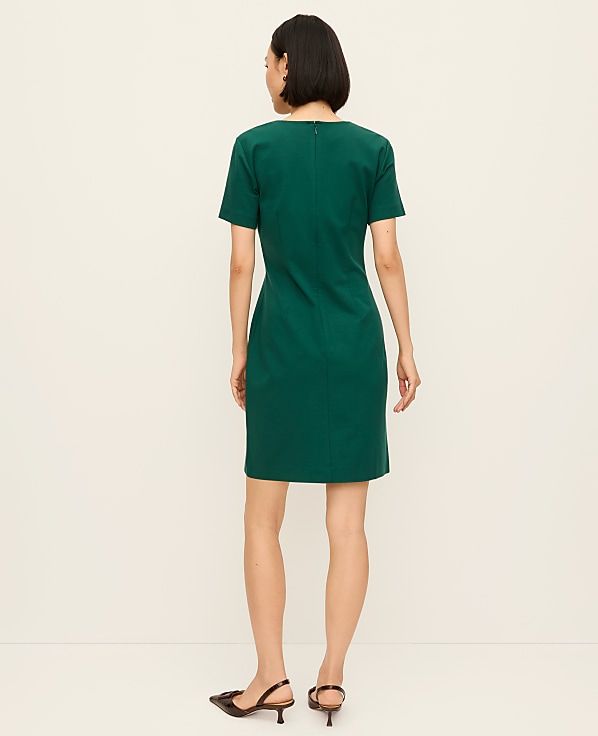 Petite Ponte Shift Dress