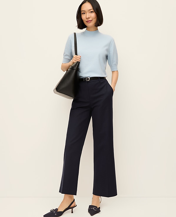 The High Rise Everyday Ankle Pant in Doubleweave