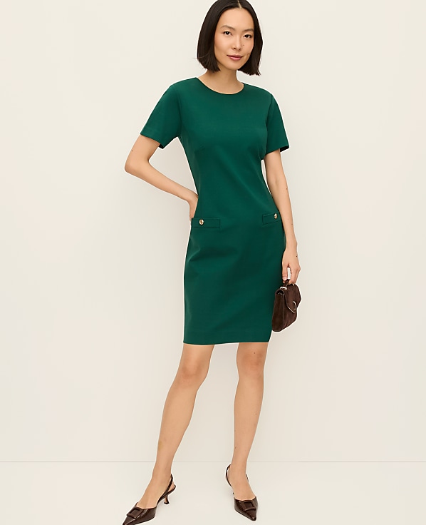 Ponte Shift Dress