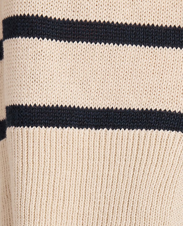Haven Well Within Organic Cotton Linen Stripe Crewneck