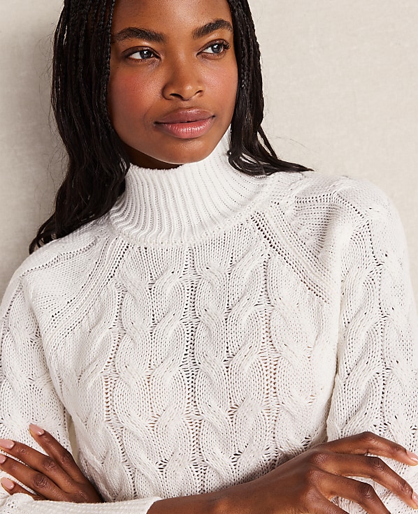 Haven Well Within Organic Cotton Mock Neck Sweater
