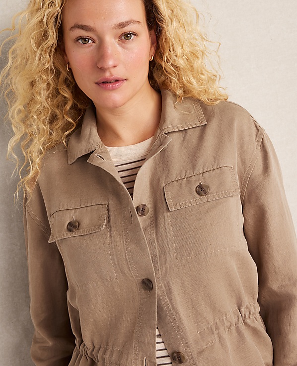 Haven Well Within Linen Blend Dobby Jacket