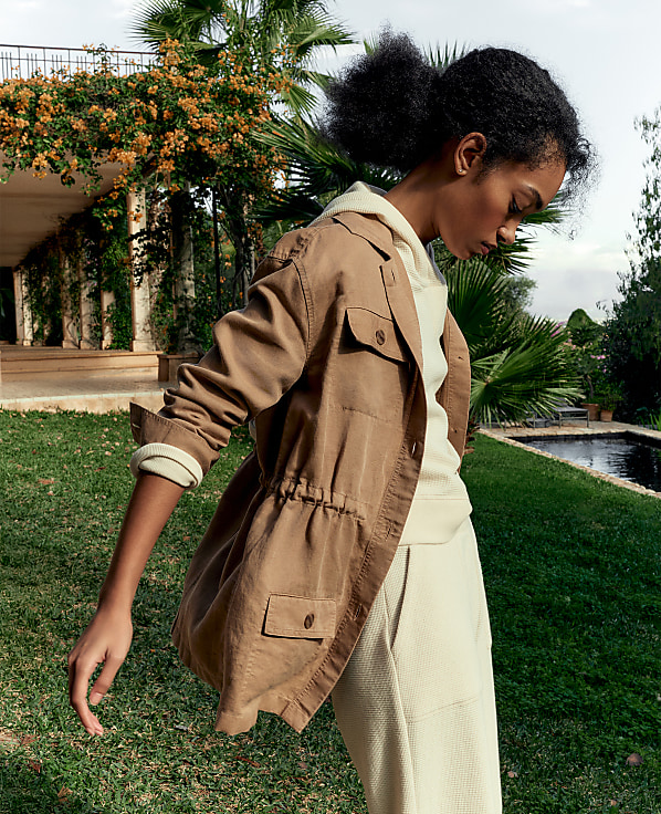 Haven Well Within Linen Blend Dobby Jacket
