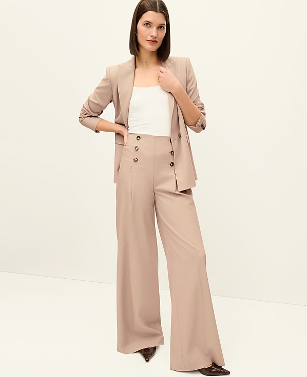 The Petite Wide-Leg Sailor Pant