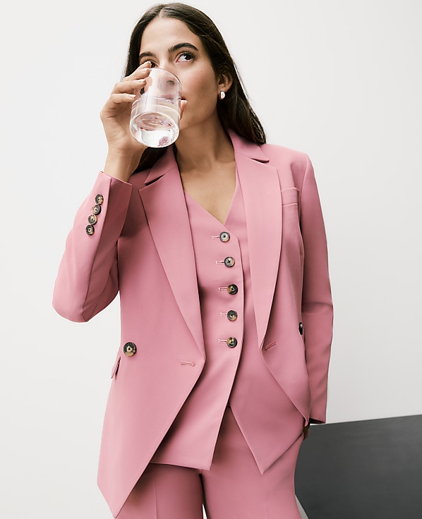 The Cutaway Vest in Fluid Crepe