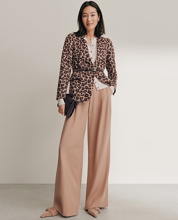 The Pleated Wide-Leg Pant
