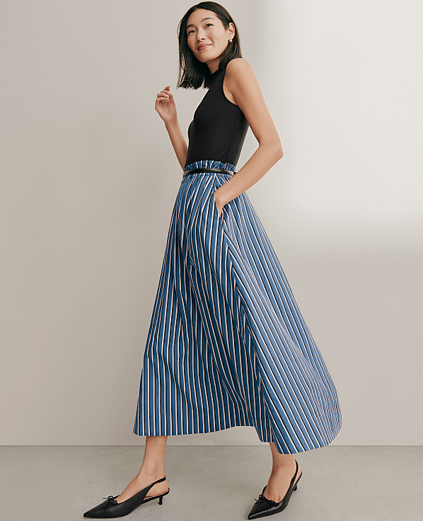 Striped Maxi Skirt