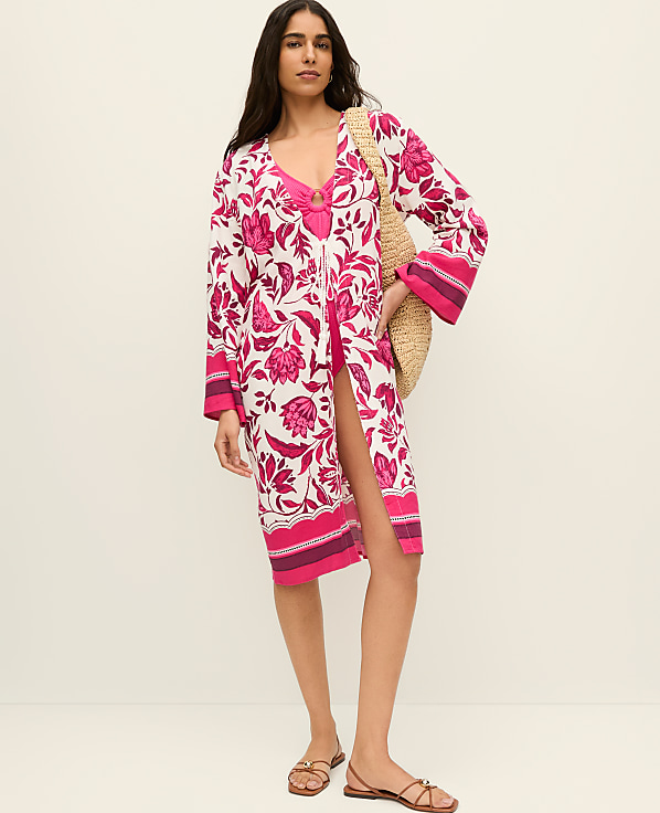 Floral Beach Kimono