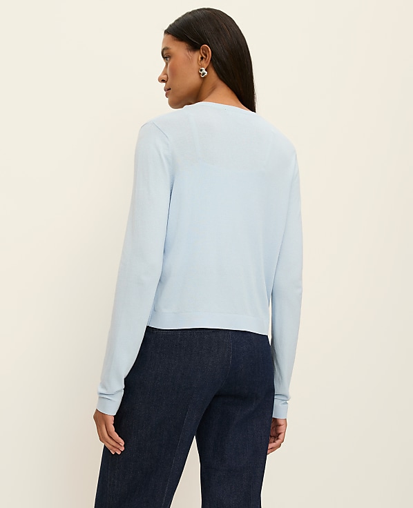 Petite Open Crop Cardigan