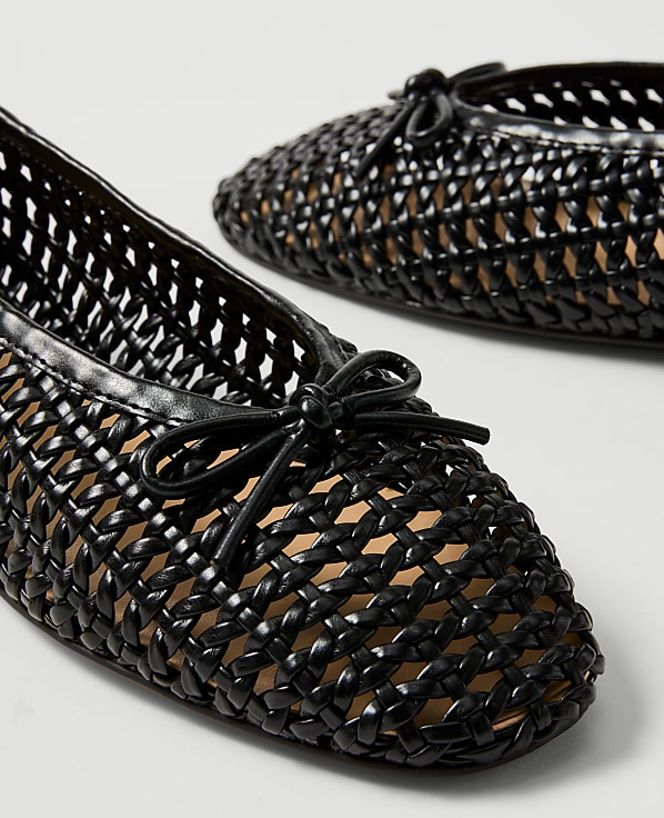 Weekend Woven Bow Ballet Flat