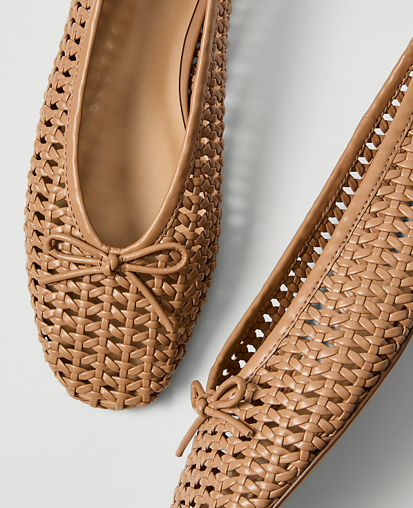 Weekend Woven Bow Ballet Flat