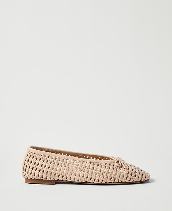 Weekend Woven Bow Ballet Flat