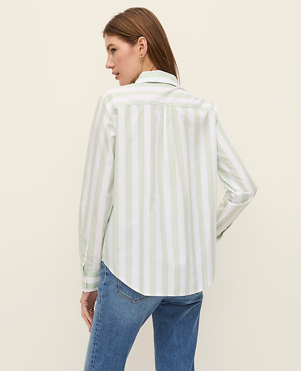 Weekend Striped Relaxed Perfect Shirt