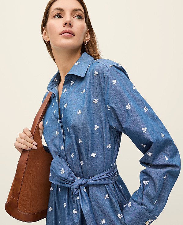 Weekend Embroidered Belted Dress