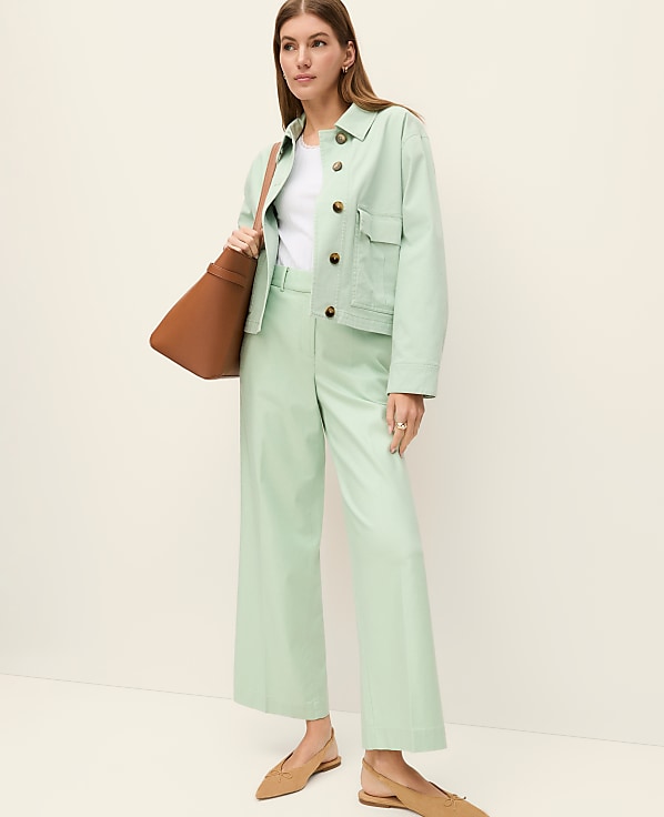 The Relaxed Wide-Leg Ankle Pant