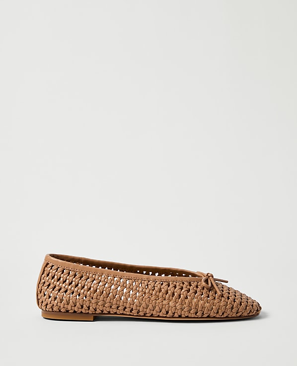 Weekend Woven Bow Ballet Flat