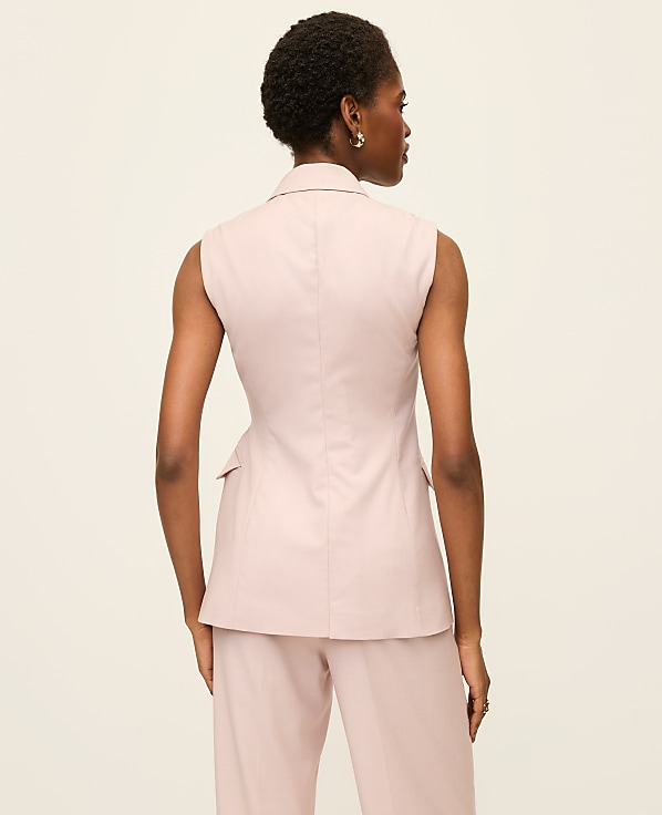 The Petite Fitted Wrap Vest
